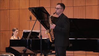 Classicpair  R Muczynski  Sonata for Alto Saxophone and Piano Op 29 [upl. by Hernando]