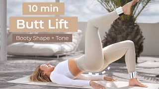 10 Minute Pilates Butt Shaping Workout  at home pilates no equipment [upl. by Togram742]