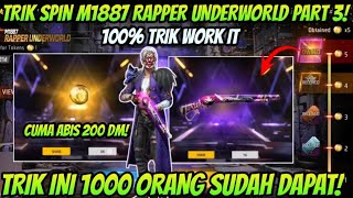 TRIK SPIN SG 2 RAPPER UNDERWORLD PART 3 TERBARU 2024  CARA MENDAPATKAN SG 2 RAPPER UNDERWORLD FF [upl. by Adina226]