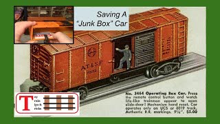 PeekABoo Lionel 3464 Operating Boxcars And Saving A quotJunk Boxquot Car [upl. by Marutani468]