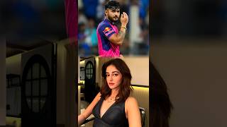 Riyan Parag cricketer vs actress Ananya Pandey spotted seen ananyapandey riyanparag ytshorts [upl. by Eislel687]