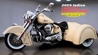 Chieftan Vintage Trike Classic Style and Modern Engineering  2024 Indian Chieftan Vintage Trike [upl. by Amsden]