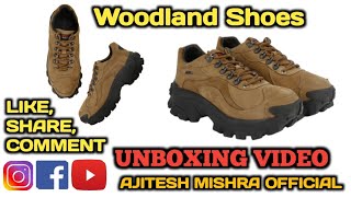 Woodland Shoes Unboxing Flipkart  Ajitesh Mishra Official [upl. by Meesaw]