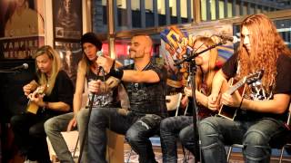 Sabaton live Acoustic at Bengans Stockholm  Entire Event [upl. by Waine]