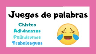 ¿Qué son los JUEGO DE PALABRAS 😂  Recursos literarios utilizados 👩‍🏫 [upl. by Fanni]