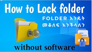 How to Lock and Secure Folders on Windows Easy Method [upl. by Anec]