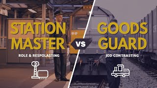 Job Profile Comparison of Station Master and Train ManagerGoods Guard in Railway। [upl. by Vashtee223]