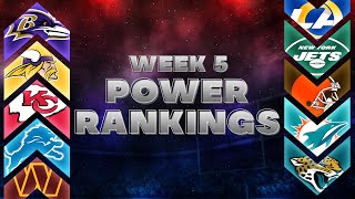 NFL Week 5 Power Rankings [upl. by Epp783]