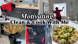 MOTIVATING CLEAN amp COOK WITH MEEXTREME CLEANING MOTIVATIONDUMPLING SOUP [upl. by Eiggep]