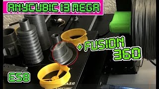 I3 Mega E58 Alles mögliche und STL in Fusion 360 bearbeiten [upl. by Kihtrak]