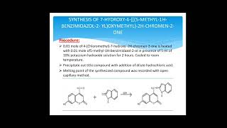 “SYNTHESIS OF NOVEL COUMARIN DERIVATIVES BY USING GREEN CATALYST” [upl. by Assyla]