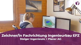 Lehrstelle als Zeichnerin Fachrichtung Ingenieurbau EFZ bei der Steiger Ingenieure  Planer AG [upl. by Ecirtap]