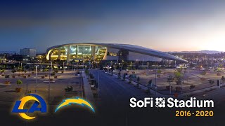 4K TimeLapse of NFLs Largest Stadium  SoFi [upl. by Trevlac]