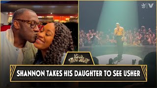 Shannon Sharpe Takes Daughter To Usher’s Concert  CLUB SHAY SHAY [upl. by Newcomer]