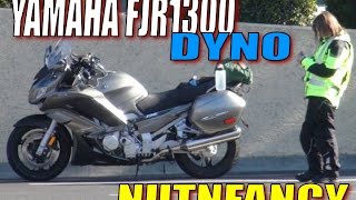 Yamaha FJR1300 Dynos at 127HP at 4300ft [upl. by Yeliab]