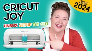 Cricut Joy for Beginners Unbox Setup amp First Cut CRICUT KICKOFF Day 1 [upl. by Ardnaiek758]