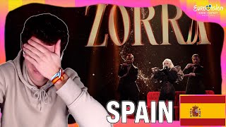 REACTION to SPAIN 🇪🇸 EUROVISION 2024  Nebulossa  Zorra 🦊 [upl. by Cope]