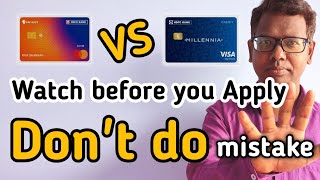 HDFC Millennia Credit Card  HDFC Swiggy Credit Card Lifetime Free  hdfc cards comparison [upl. by Ellerad]