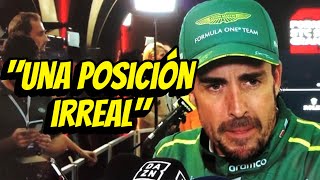 ENTREVISTA FERNANDO ALONSO POST QUALY GP ARABIA SAUDITA 2024 [upl. by Suzanne251]