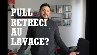 👕 Pull rétréci au lavage  astuces et conseils 🧽 [upl. by Akimed]