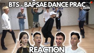 BTS BAPSAE DANCE PRACTICE REACTION [upl. by Liebermann]