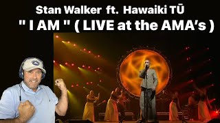 Stan Walker  quot I AM ft Hawaiki TŪ Live at the AMA’s quot   Reaction [upl. by Nibbs]