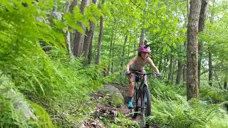 Ohiopyle Mountain Biking  McCune amp Kim Trails [upl. by Aikemat]