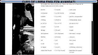 Curs de limba Engleza nivel Avansati temadictionar  Lectia 11 [upl. by Shawn]