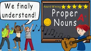 Proper Noun Song Proper Nouns by Melissa  Award Winning Video [upl. by Baird]