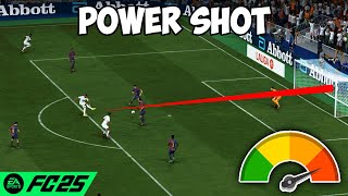 How To Power Shot On FC 25 [upl. by Galvin]