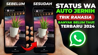 AMPUH 100 Cara Terbaru Membuat Status WhatsApp Jadi Jernih amp Tidak Buram  Pakai Trik Ini [upl. by Leoy]