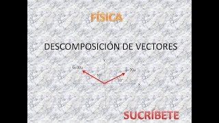 Descomposición de vectores [upl. by Ziom374]