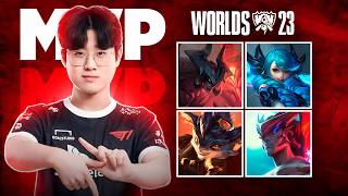 Everything ZEUS did at WORLDS 2023  FIRST Finals MVP 🏆 Highlights [upl. by Amar]