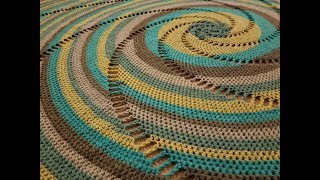 The Nautilus Blanket Crochet Tutorial [upl. by Ffirahs]