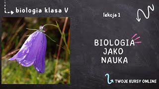 Biologia klasa 5 Lekcja 1  Biologia jako nauka [upl. by Riatsala]