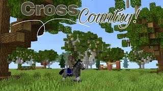 Cross Country Riding With Kosmo  Minecraft Equestrian  DibbleCraft [upl. by Dasya565]