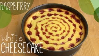 Raspberry White Chocolate Cheesecake  Rezept [upl. by Novej]