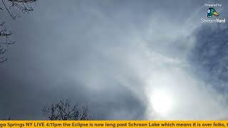 Saratoga Springs NY Eclipse LIVE [upl. by Zins]