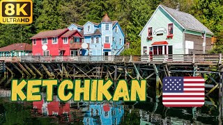 【8K】Alaska Ketchikan Walk  Part 1 [upl. by Aglo389]