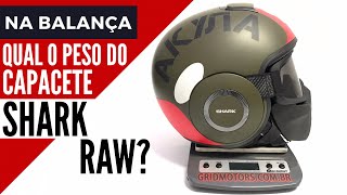 Confira o peso do Capacete Shark Raw  Weight Helmet   Grid Motors [upl. by Siward]