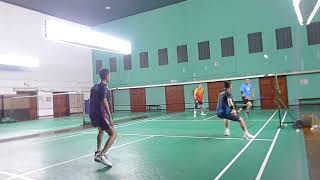 9Oct24 CRC Badminton Chuah Bing ChuanLim Hoe Kheng vs David LeeChang Boon Aun 2830 [upl. by Aivatal]