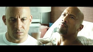 Furious 7 2015  Hobbs Hospital Scene [upl. by Sachiko738]