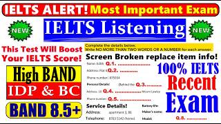 IELTS LISTENING PRACTICE TEST 2024 WITH ANSWERS  14102024 [upl. by Hawger]