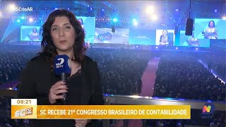 Santa Catarina recebe o 21º Congresso Brasileiro de Contabilidade com mais de 7 mil participantes [upl. by Arahc]