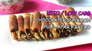 Keto  Low Carb  Chocolate Cinnamon PullApart Bread [upl. by Spector]