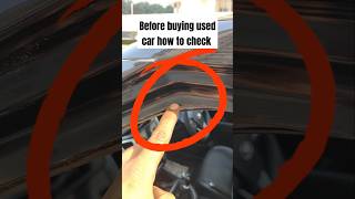 Before buying Used car how to check usedcars knowledge ytshorts [upl. by Candice]