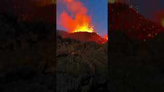 Unbelievable Lava Fireball In front of me 🌋😲 Volcano Eruption [upl. by Yclek]