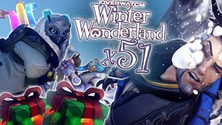 Overwatch  Avataan 51 Winter Wonderland 2017 Loot Boxia [upl. by Atsahs497]