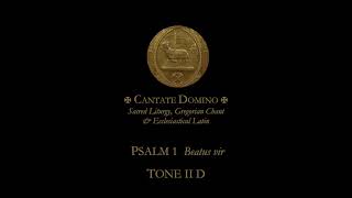 Psalm 1 Beatus vir Tone II D [upl. by Rillings]