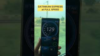 GATIMAAN EXPRESS running at Full Speed 130KmsHr 😳😳 indiarailways train speed [upl. by Ful476]